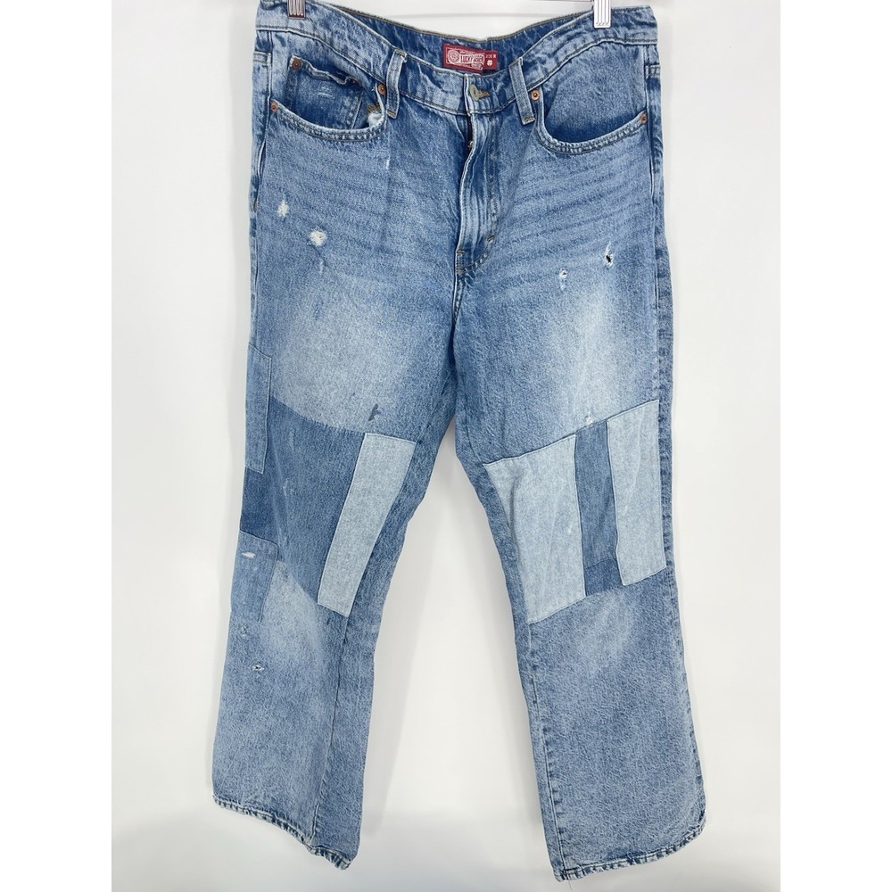 Lucky Legend Boy Midrise Relaxed Straight Jeans Size 12/31R Bin9